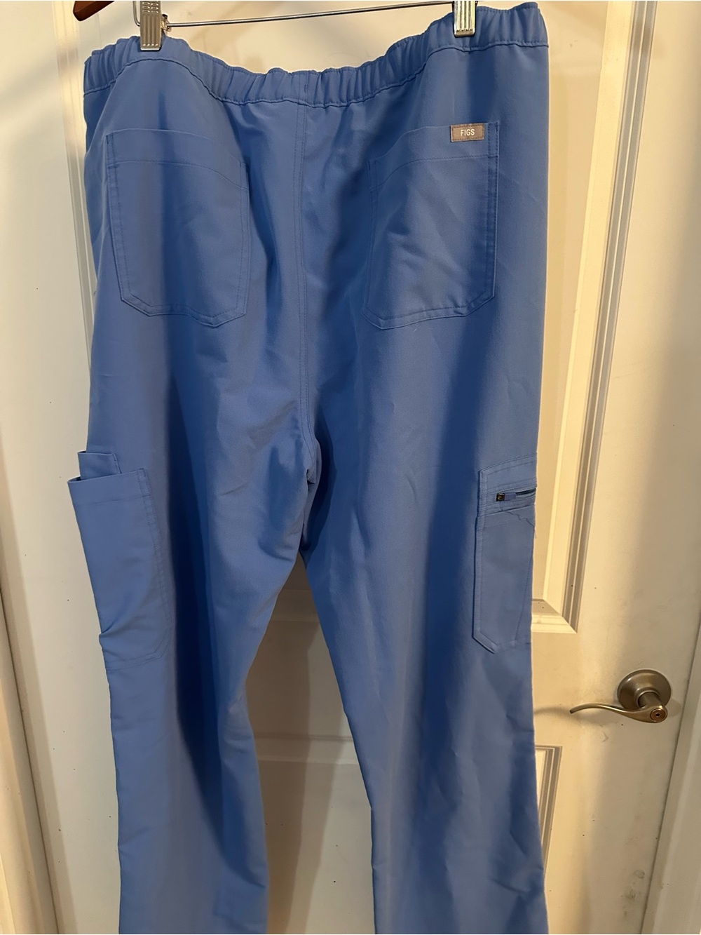 FIGS Scrub Pants in Light Blue - Comfortable Utility Fit